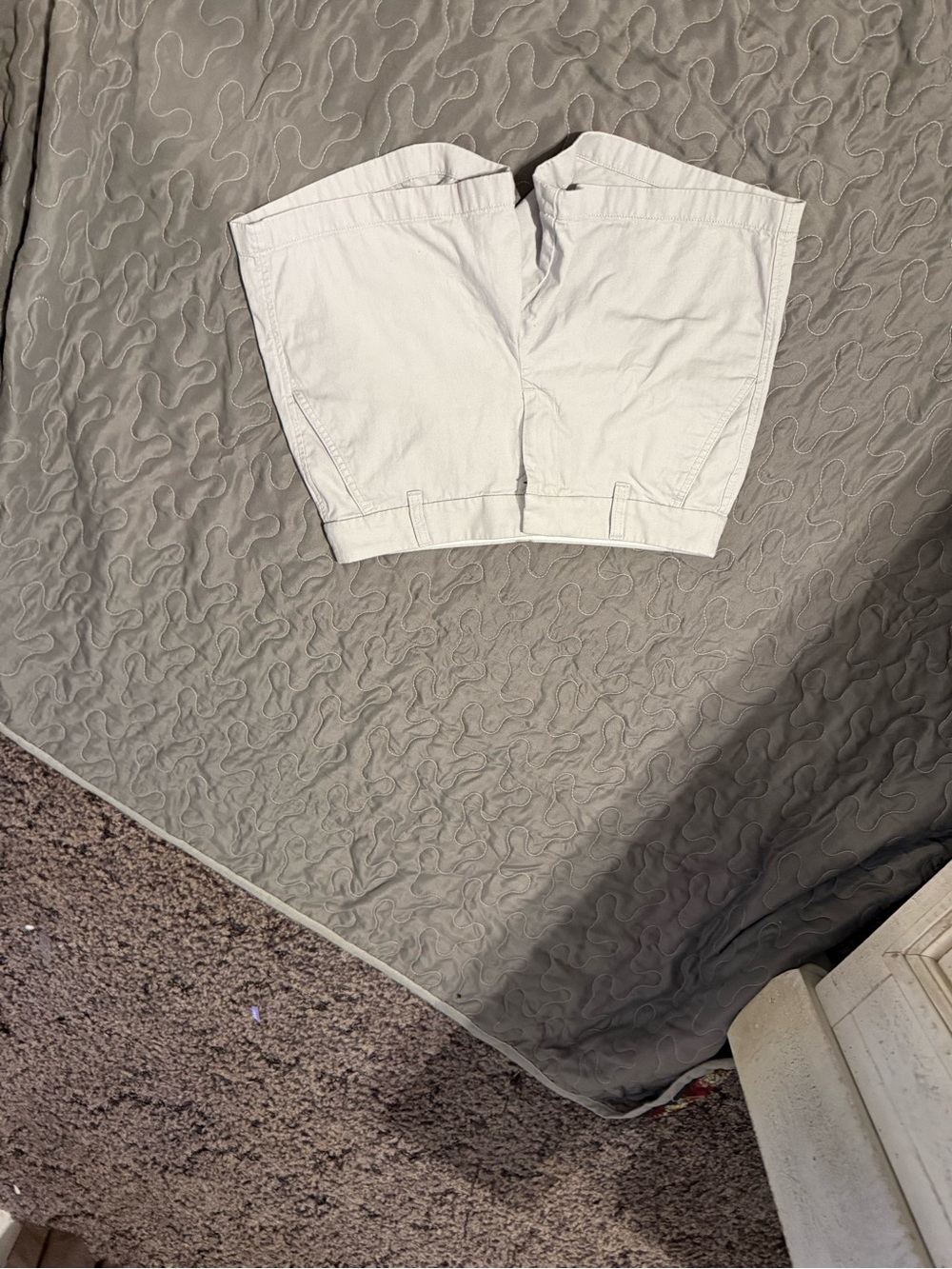 J. Crew White Cotton Bermuda Shorts